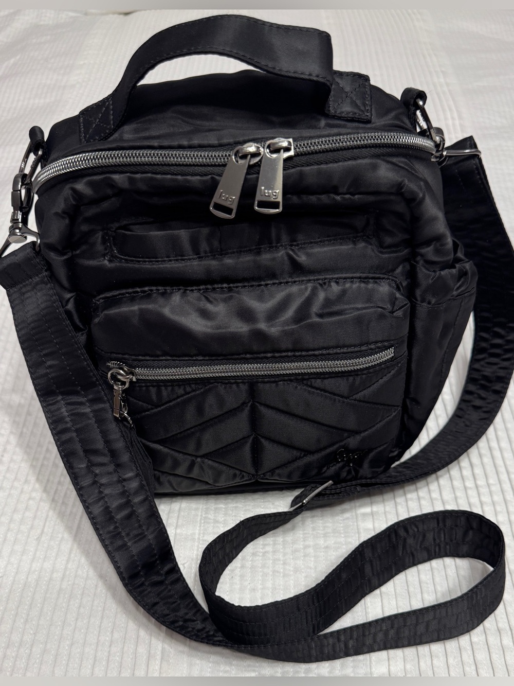 Lug Black Alpine Crossbody Bag